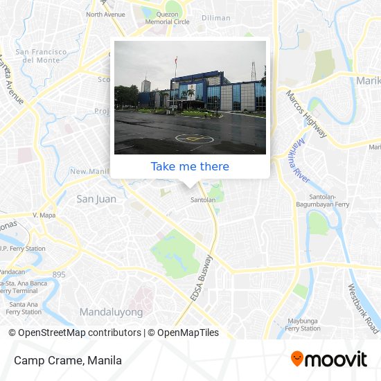 Camp Crame map