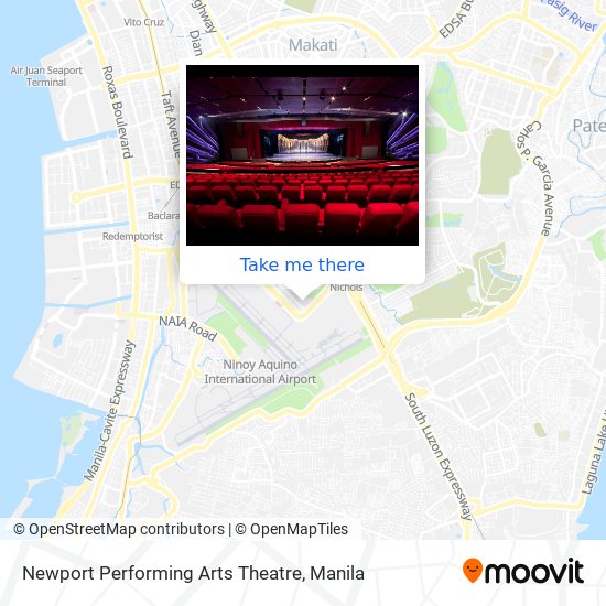 Newport Performing Arts Theatre map