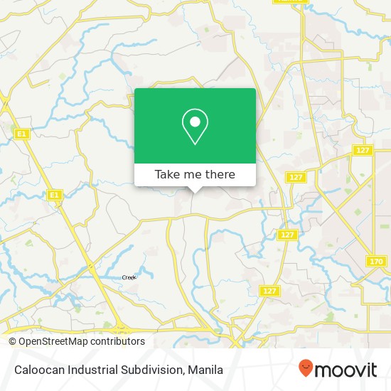 Caloocan Industrial Subdivision map