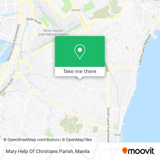 Mary Help Of Christians Parish map