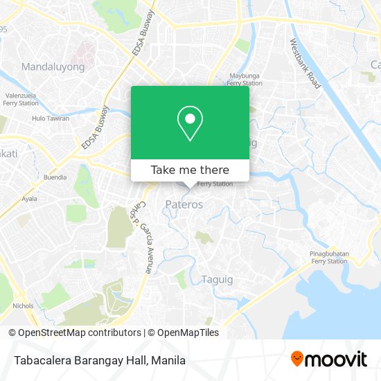 Tabacalera Barangay Hall map