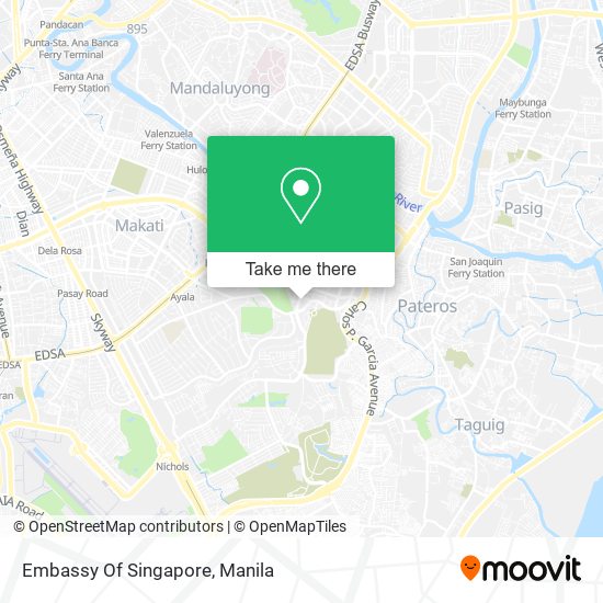 Embassy Of Singapore map