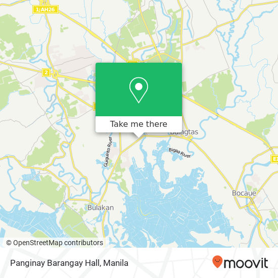 Panginay Barangay Hall map