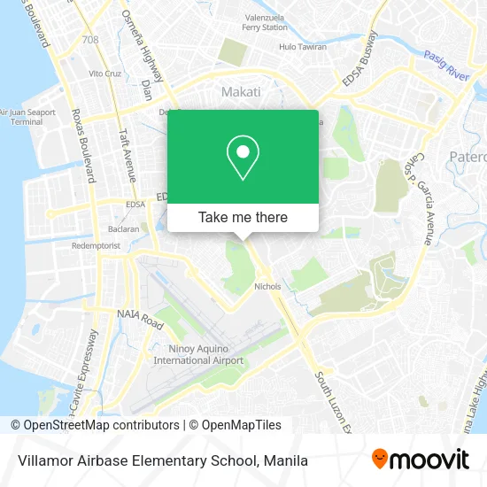 Villamor Airbase Elementary School map