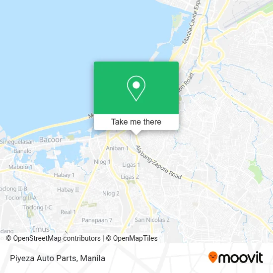 Piyeza Auto Parts map