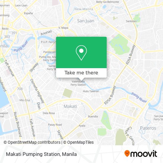 Makati Pumping Station map