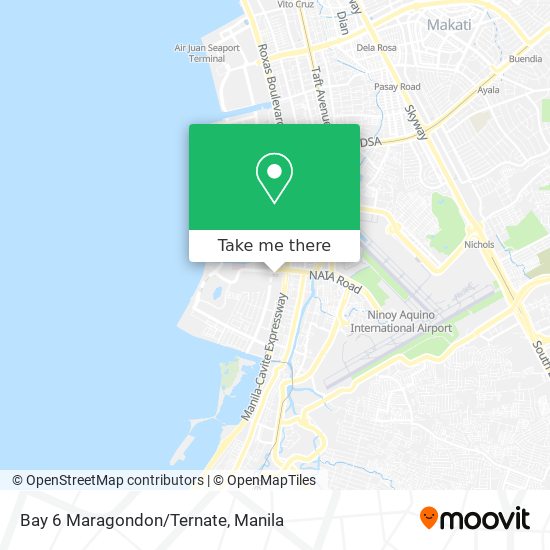 Bay 6 Maragondon/Ternate map