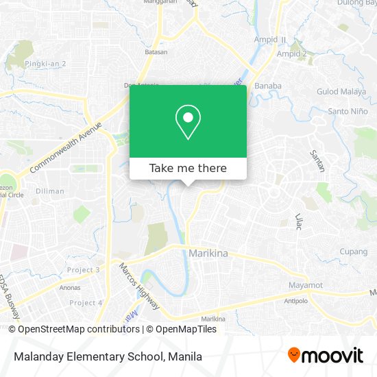Malanday Elementary School map