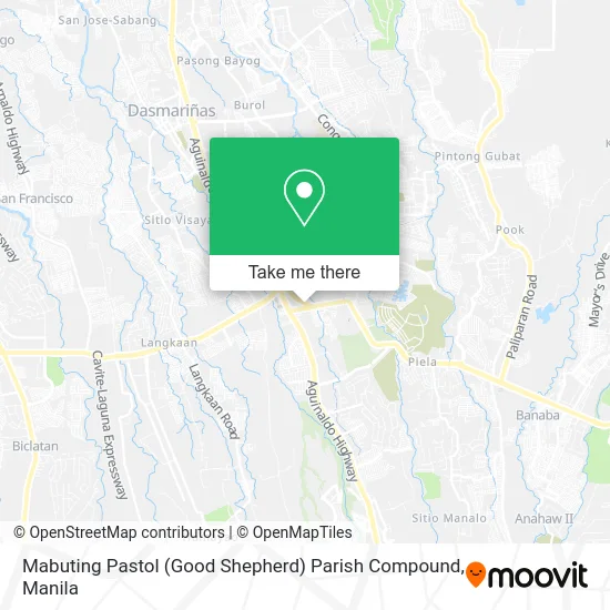 Mabuting Pastol (Good Shepherd) Parish Compound map
