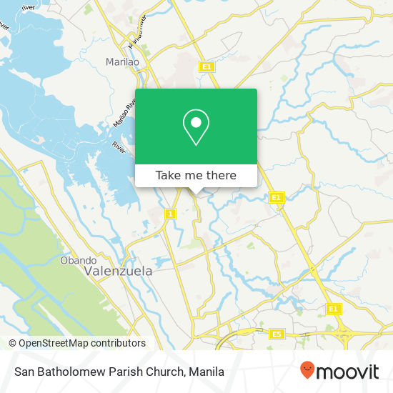 San Batholomew Parish Church map