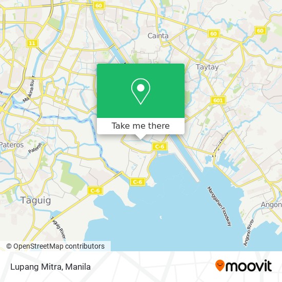 Lupang Mitra map