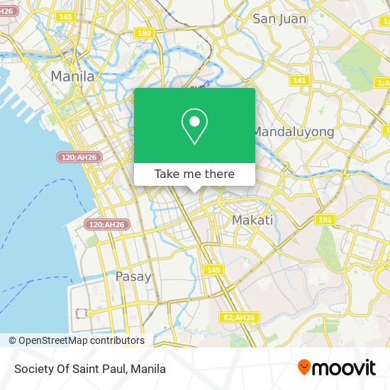 Society Of Saint Paul map