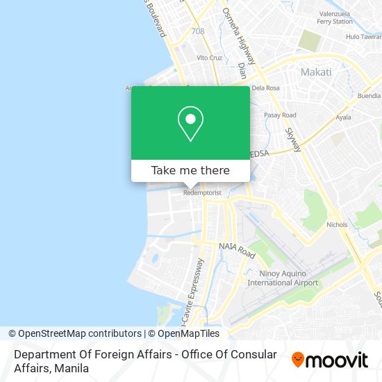 Department Of Foreign Affairs - Office Of Consular Affairs map