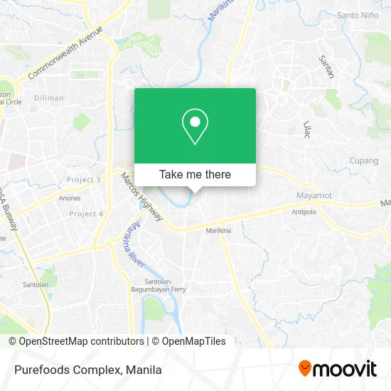 Purefoods Complex map