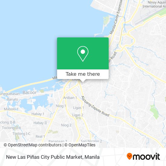 New Las Piñas City Public Market map