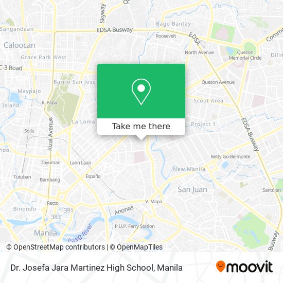 Dr. Josefa Jara Martinez High School map