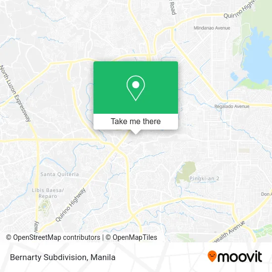 Bernarty Subdivision map