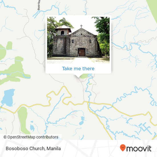 Bosoboso Church map