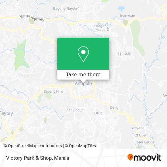 Victory Park & Shop map