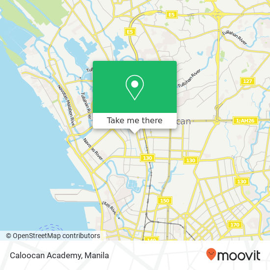Caloocan Academy map