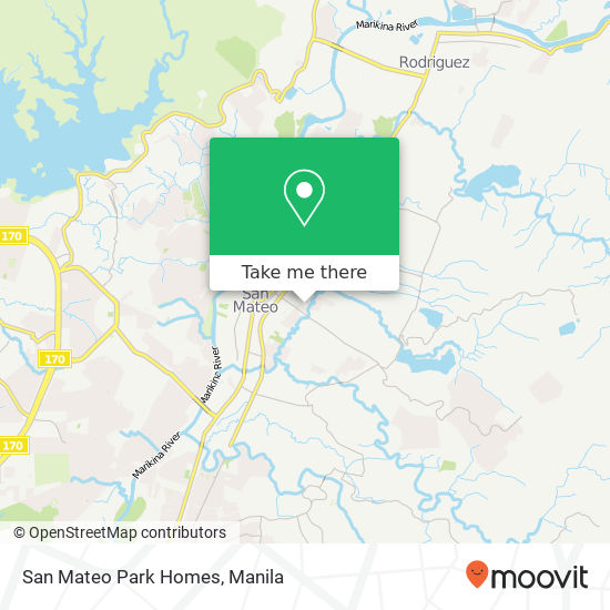 San Mateo Park Homes map