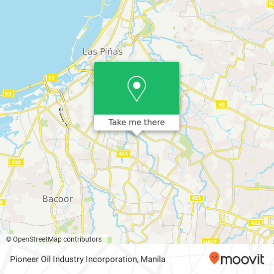 Pioneer Oil Industry Incorporation map