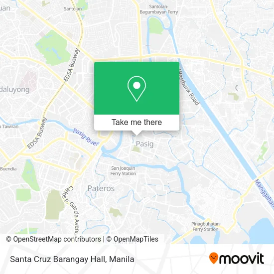 Santa Cruz Barangay Hall map