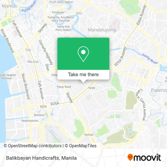 Balikbayan Handicrafts map