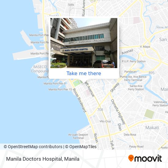 Manila Doctors Hospital map