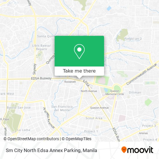 Sm City North Edsa Annex Parking map