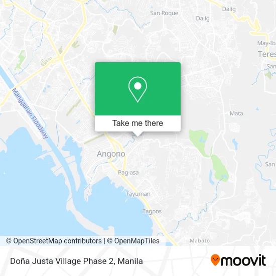 Doña Justa Village Phase 2 map