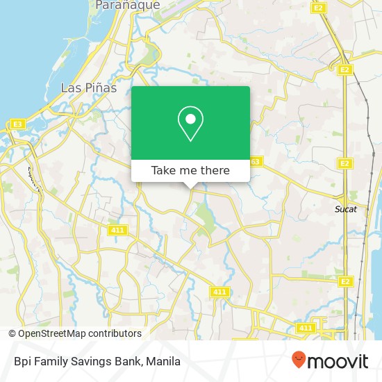 Bpi Family Savings Bank map