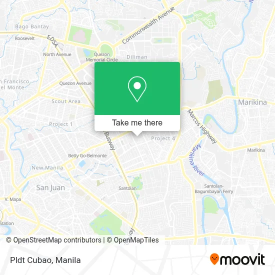 Pldt Cubao map