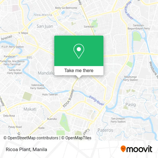Ricoa Plant map