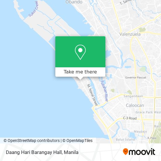 Daang Hari Barangay Hall map