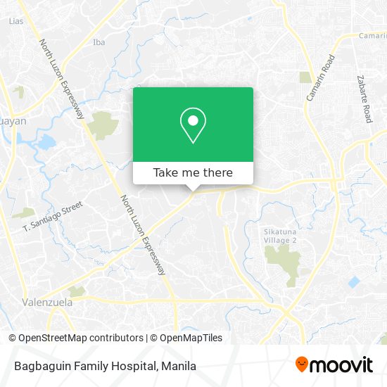 Bagbaguin Family Hospital map