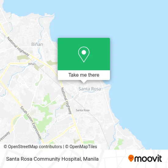 Santa Rosa Community Hospital map