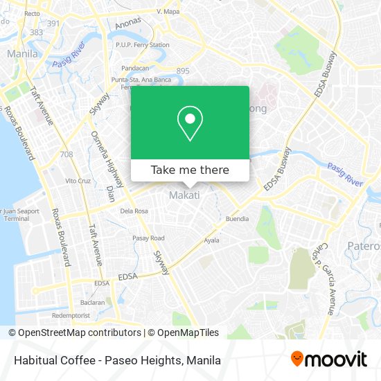 Habitual Coffee - Paseo Heights map