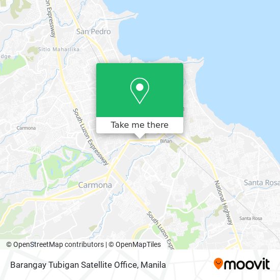 Barangay Tubigan Satellite Office map
