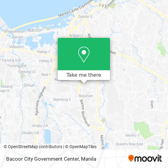 Bacoor City Government Center map