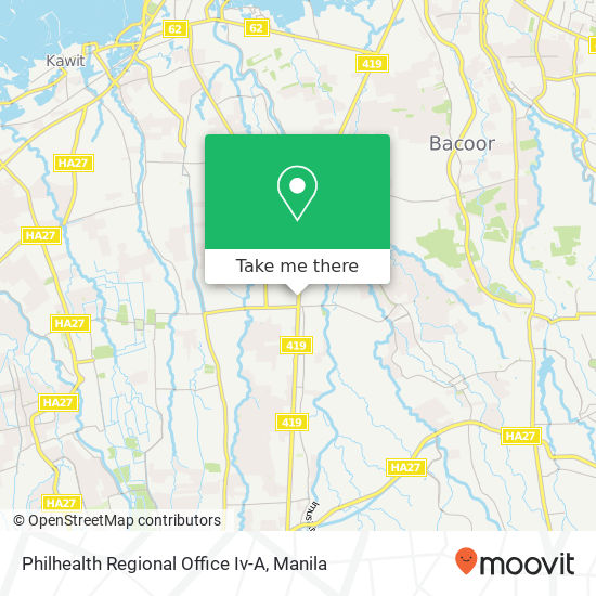 Philhealth Regional Office Iv-A map