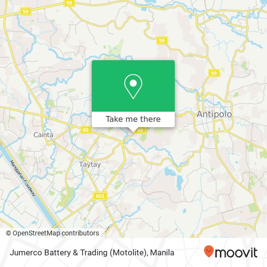 Jumerco Battery & Trading (Motolite) map