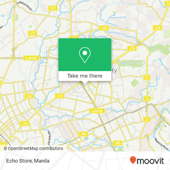 Echo Store map
