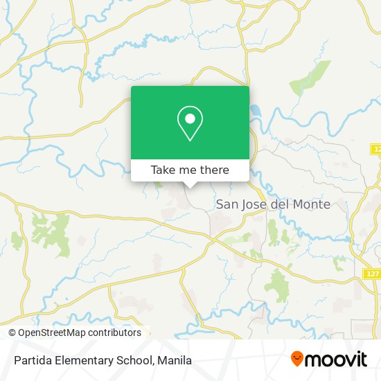 Partida Elementary School map