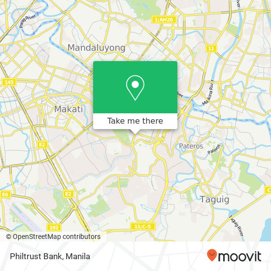 Philtrust Bank map