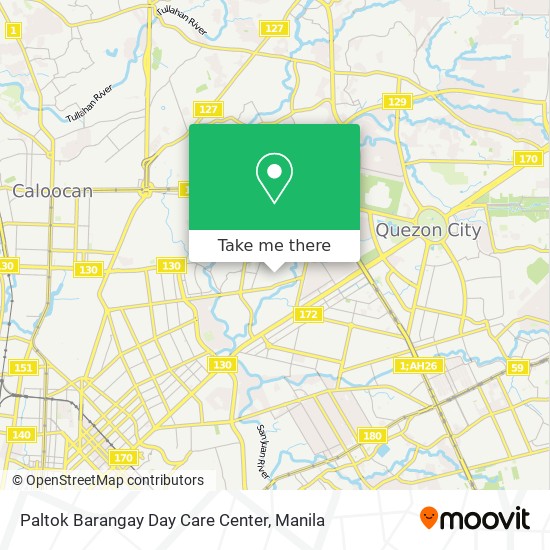Paltok Barangay Day Care Center map