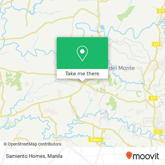 Samiento Homes map