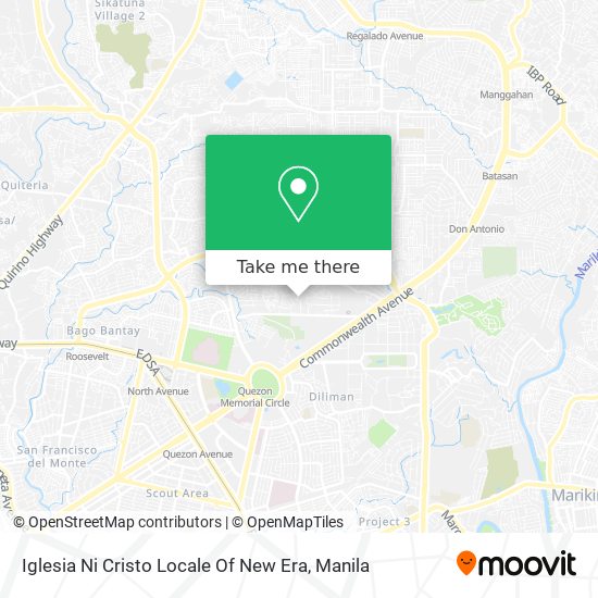 Iglesia Ni Cristo Locale Of New Era map