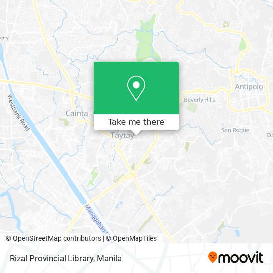 Rizal Provincial Library map
