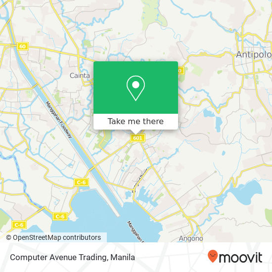 Computer Avenue Trading map